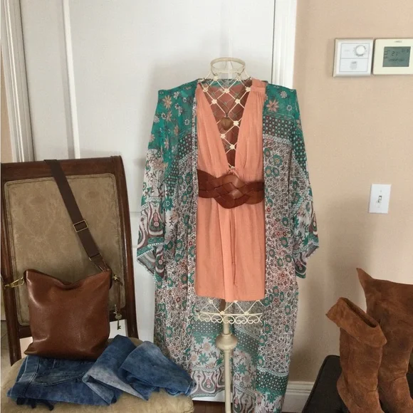 #67 Free people sleeveless top medium size - Picture 3 of 12